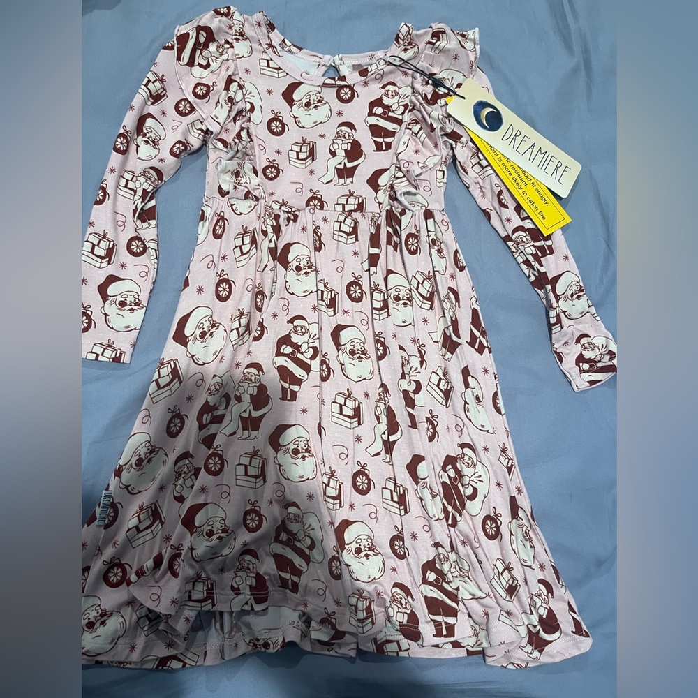 Dreamiere 3T bamboo Santa twirl dress